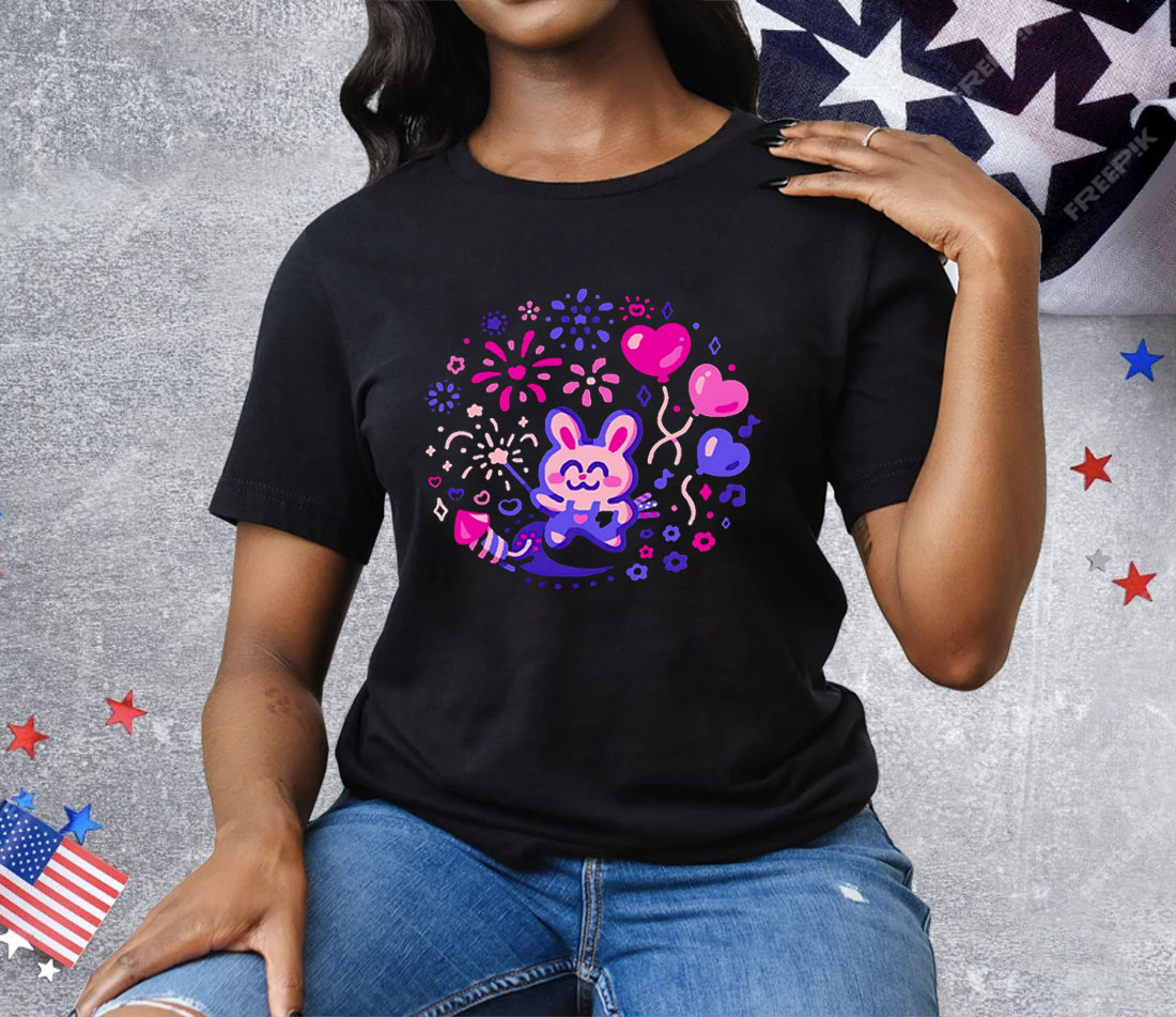 Bunny Firework Expert Tee Shirt