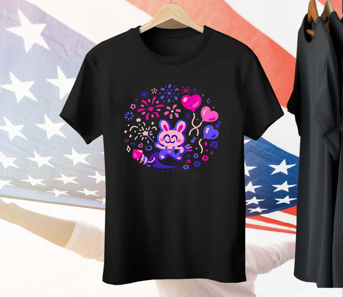 Bunny Firework Expert Tee Shirt