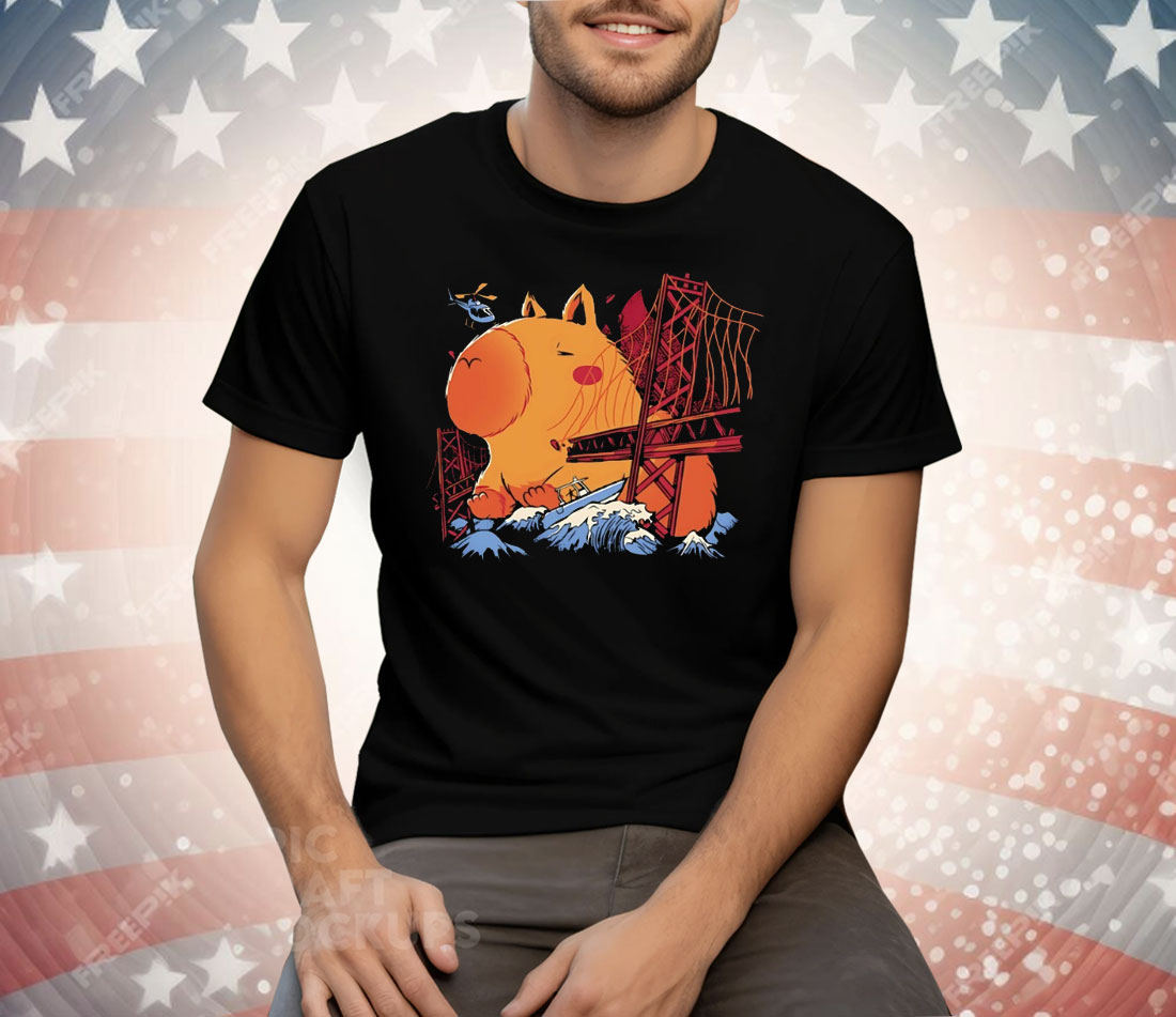 Capybara Kaiju Attack Tee Shirt