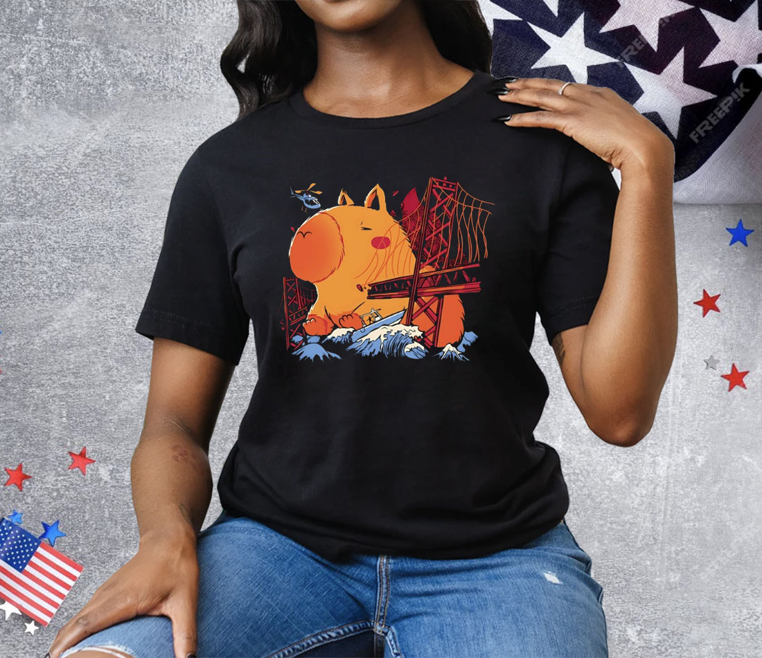 Capybara Kaiju Attack Tee Shirt