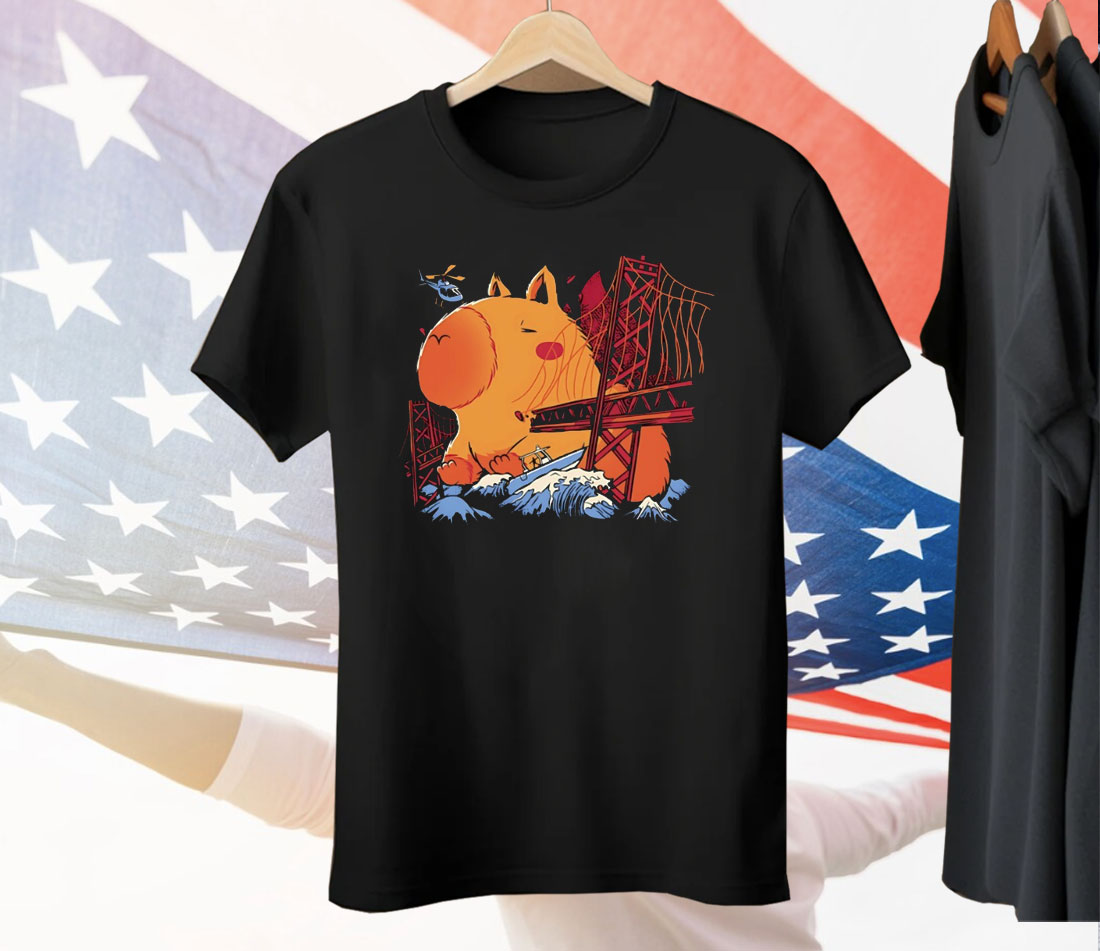Capybara Kaiju Attack Tee Shirt