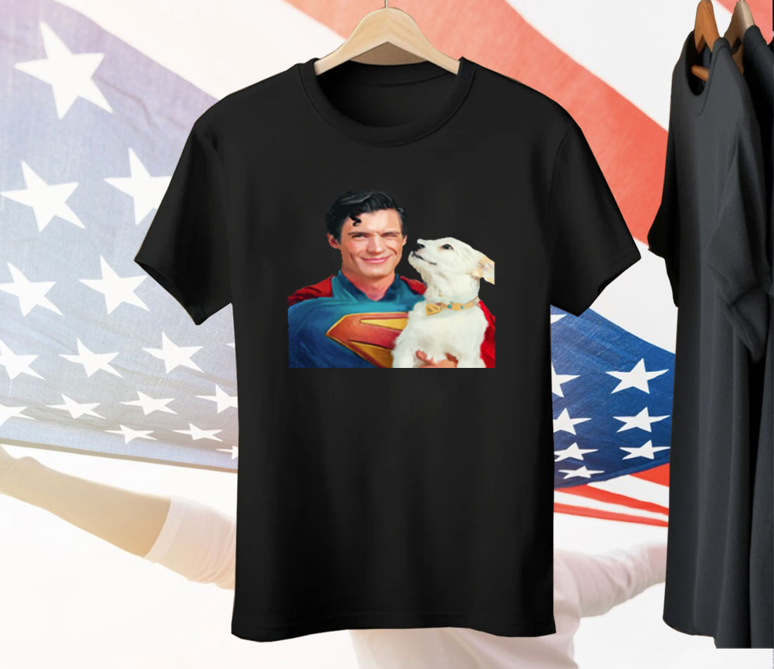 Clark Kent And Krypto The Superdog Tee Shirt