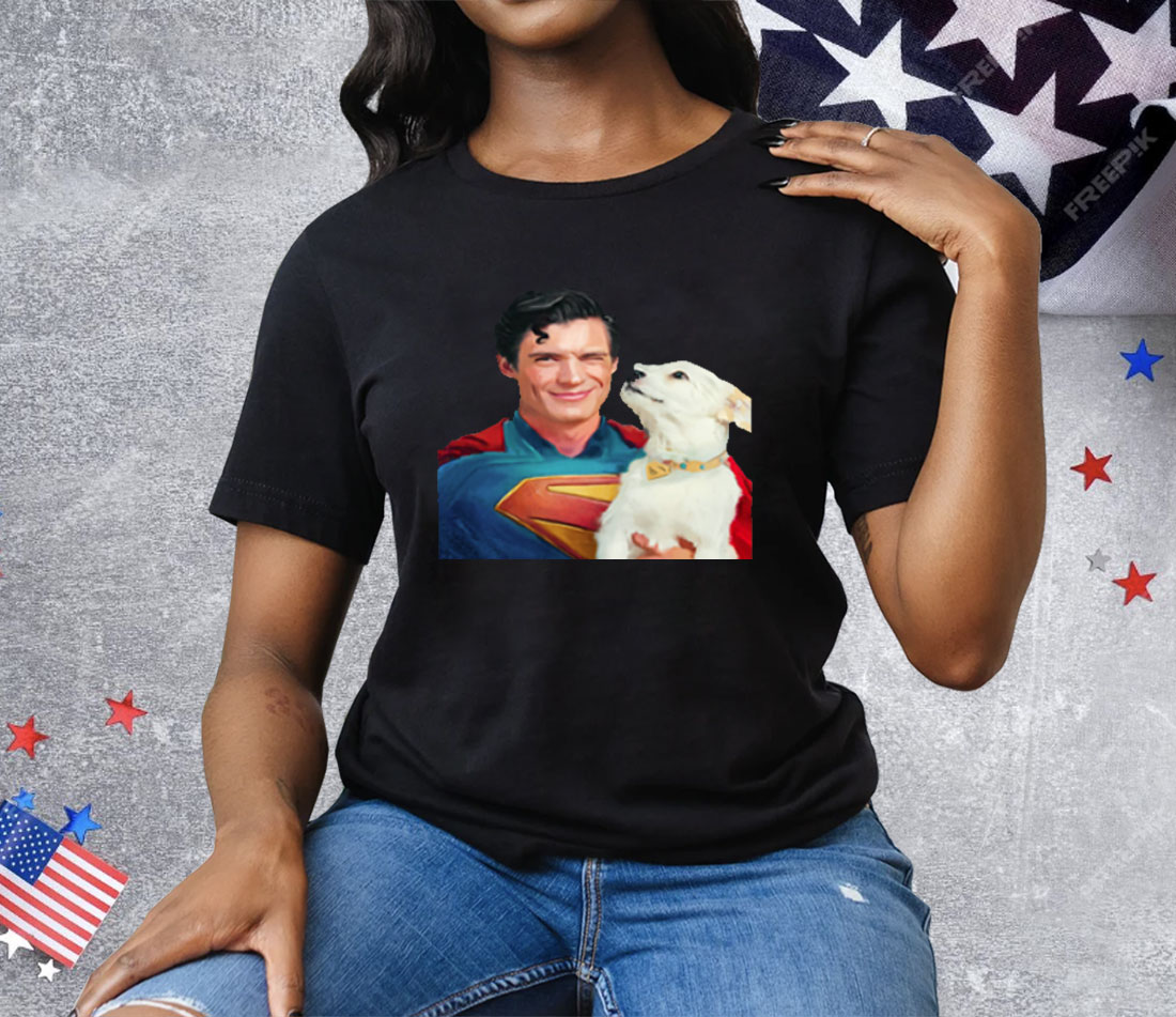 Clark Kent And Krypto The Superdog Tee Shirt