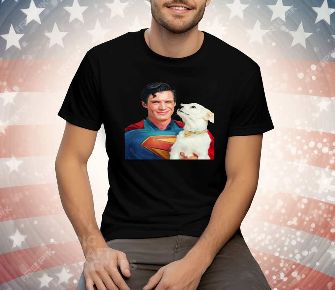 Clark Kent And Krypto The Superdog Tee Shirt