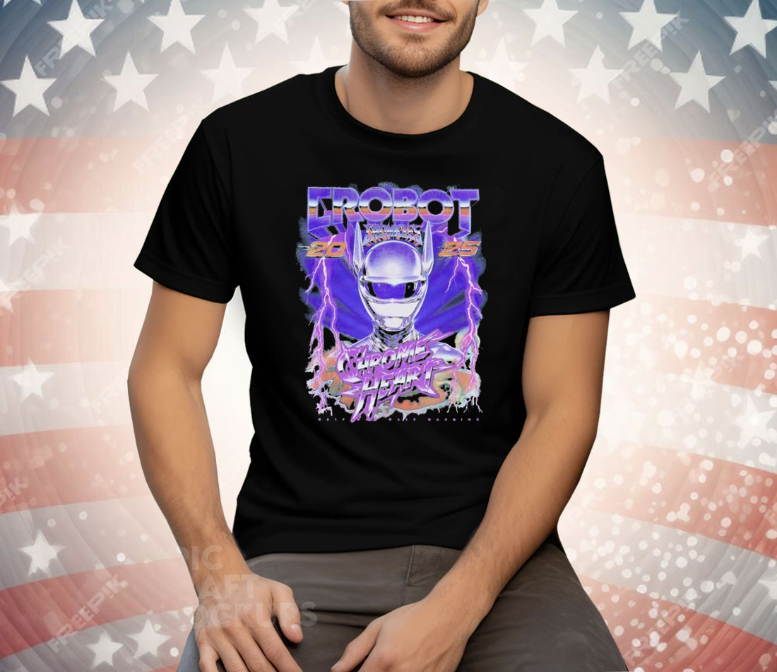 Crobot Cronicles Chrome Heart Tee Shirt