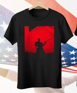 David Gilmour Luck And Strange In Concert Red Lights Tee Shirt