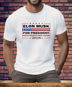 Elon Musk For President Make Speed Free Again Tee Shirt