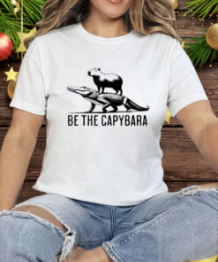 Funny Be The Capybara Riding Gator Tee Shirt