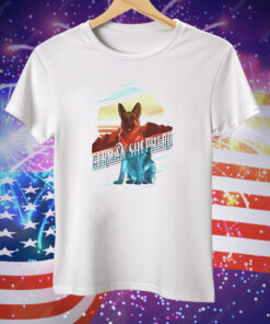 German Shepherd Multi Color Tee Shirt