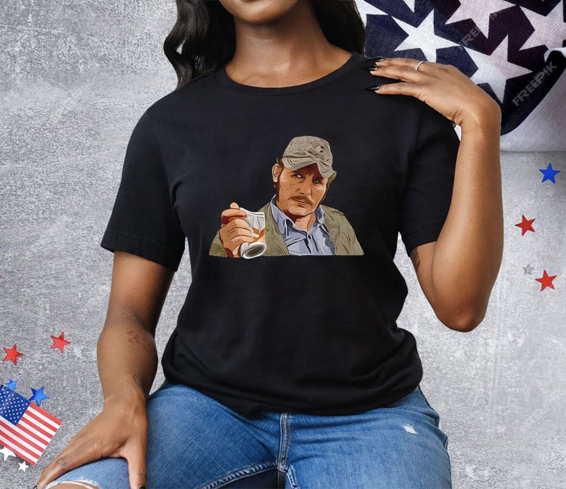 Jaws Quint Vs Can Captain Tee Shirt