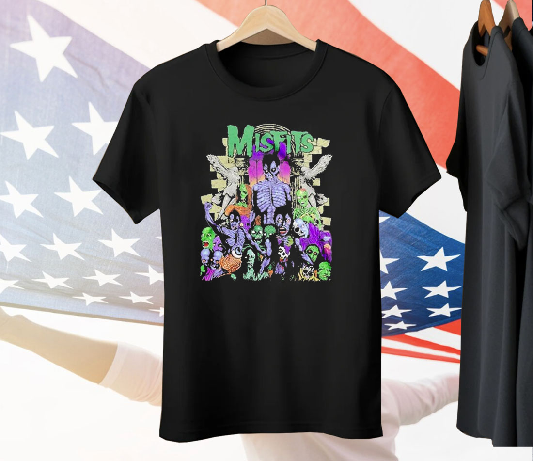 Misfits Earth AD Recolored Tee Shirt