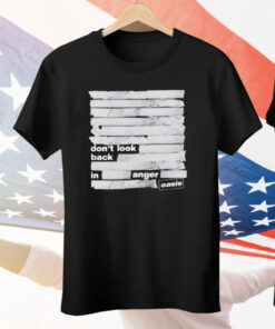 Oasis Live '25 World Tour Don't Look Back In Anger Tee Shirt