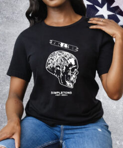 Simpletons Est 2024 Skull Tee Shirt