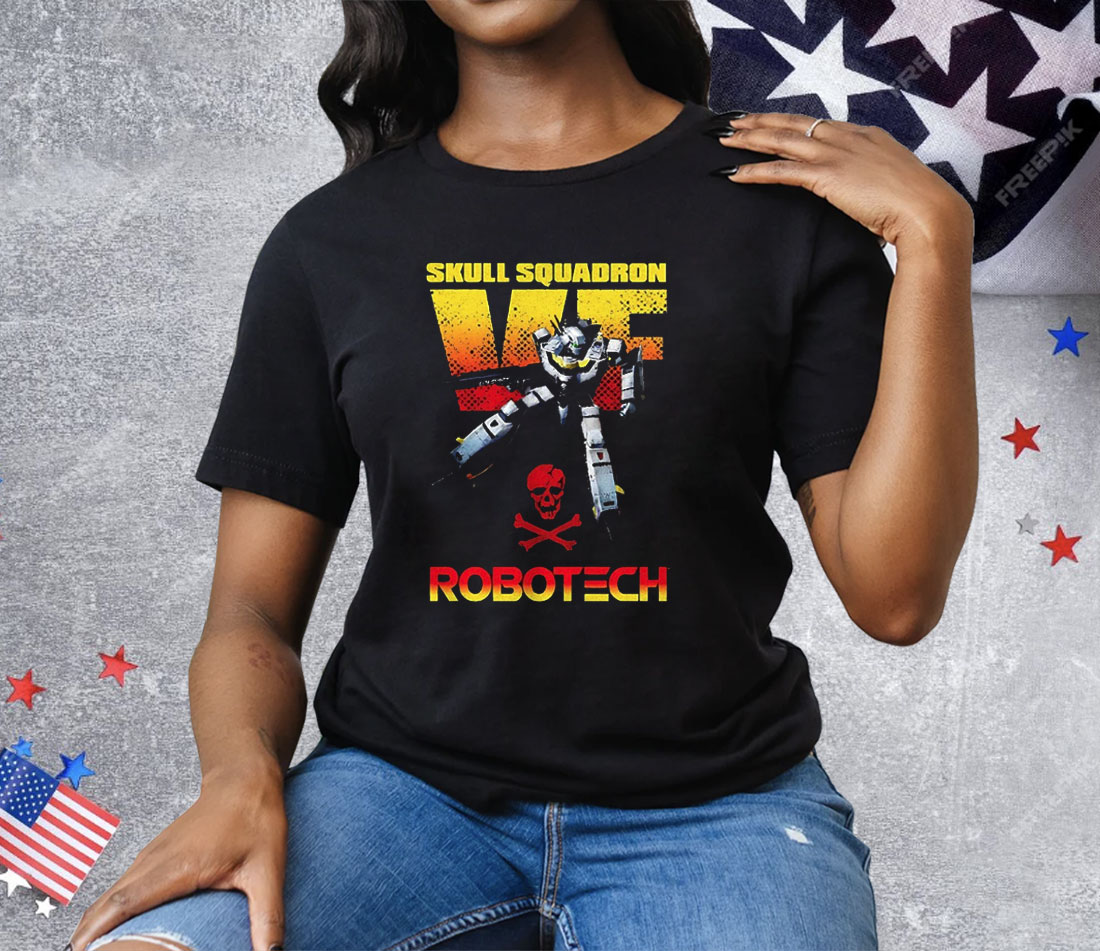 Skull Squadron VF Robotech Tee Shirt