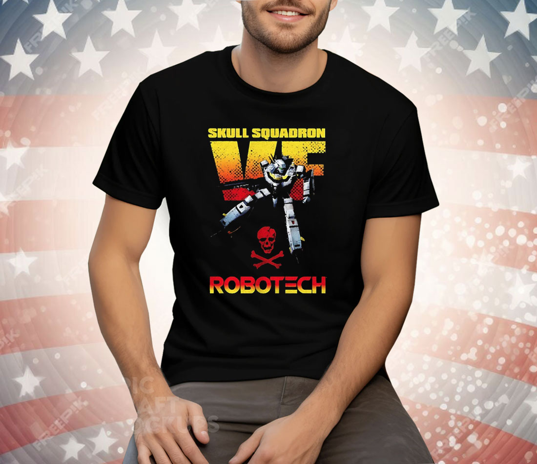 Skull Squadron VF Robotech Tee Shirt