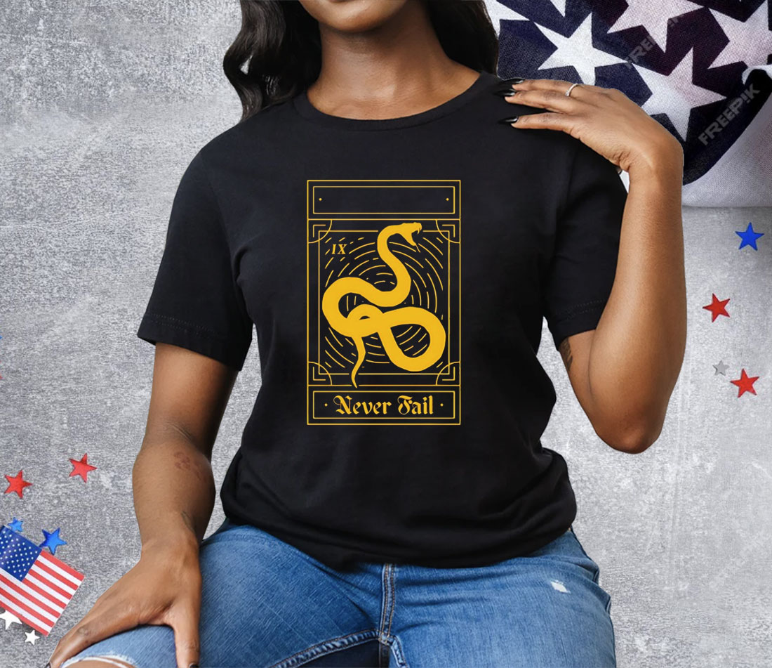 Snake Tarot Never Fail Tee Shirt
