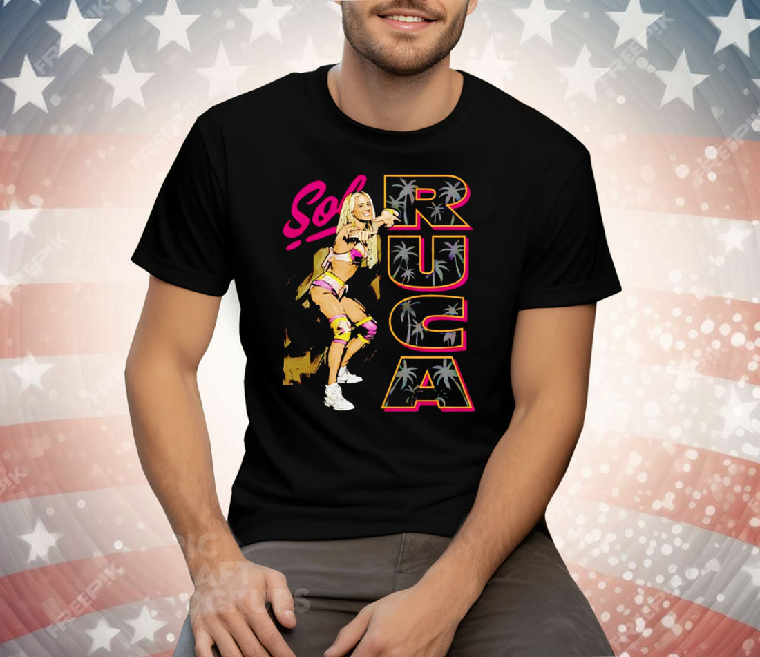Sol Ruca WWE Vertical Name Tee Shirt
