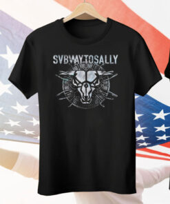 Subway To Sally Bull Skull Tee Shirt