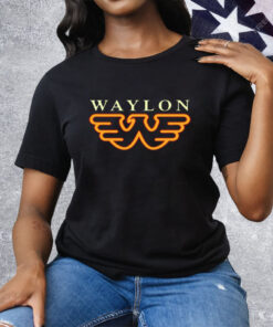 Waylon Jennings Silver Flying Tee Shirt