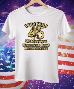 Wild Wild 45 Wilderness Kennekuk Road Runners 2025 Tee Shirt