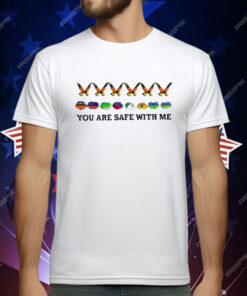 You Are Safe With Me Butterfly T-Shirt