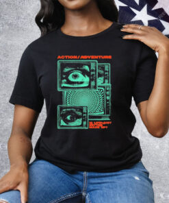 Action Adventure Is Life Just Better Made Up TV Static Tee Shirt