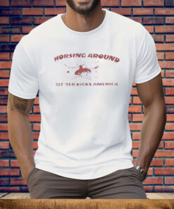 Americana Sydney Sweeney Horsing Around Tee Shirt