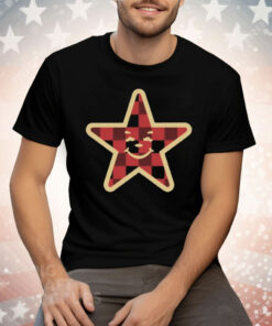 Asspizza Flannel Star Tee Shirt