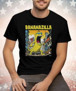 Bananazilla Banana Baseball Tee Shirt