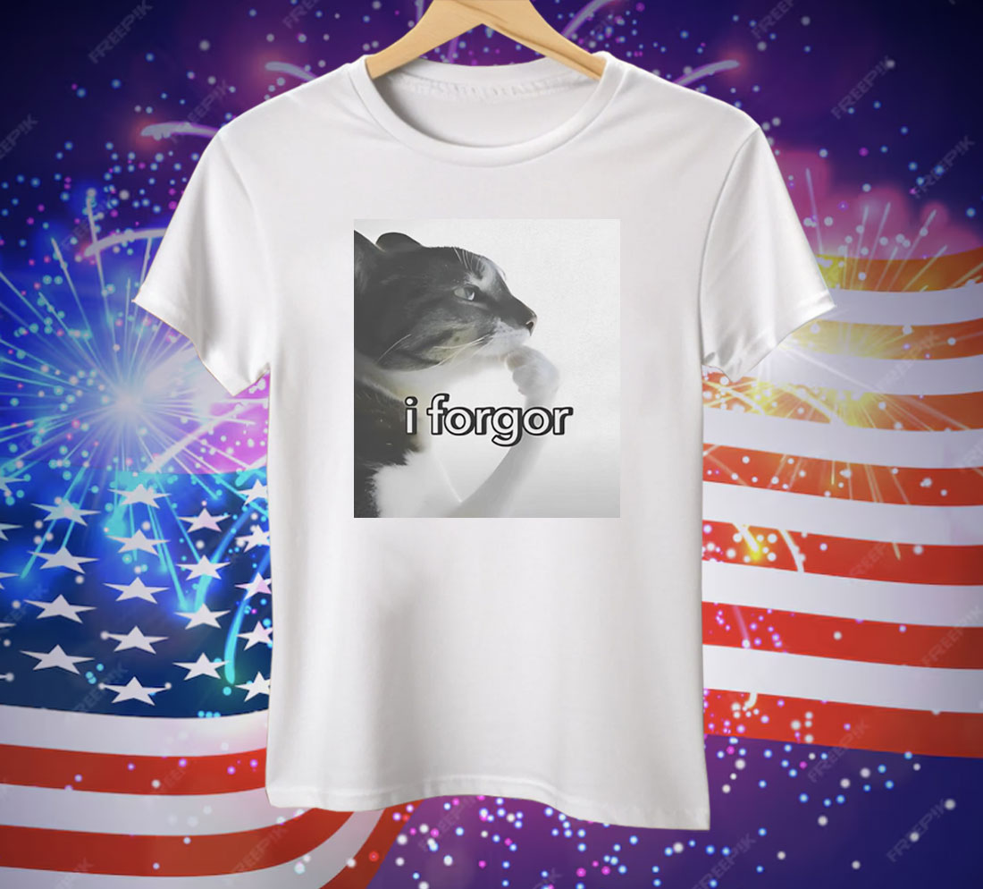 Cat I Forgor Tee Shirt