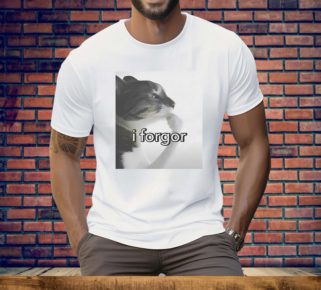 Cat I Forgor Tee Shirt