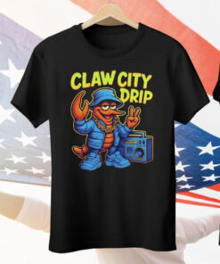  Claw City Drip Streetwear Lobster Tee Shirt