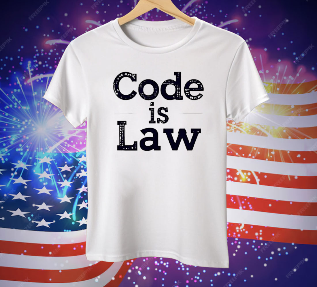 Code Is Law Tee Shirt