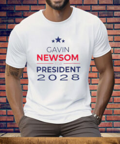 Gavin Newsom 2028 President Unisex Tee Shirt