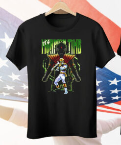 Green Ranger And White Ranger Mighty Morphin Power Rangers Tee Shirt
