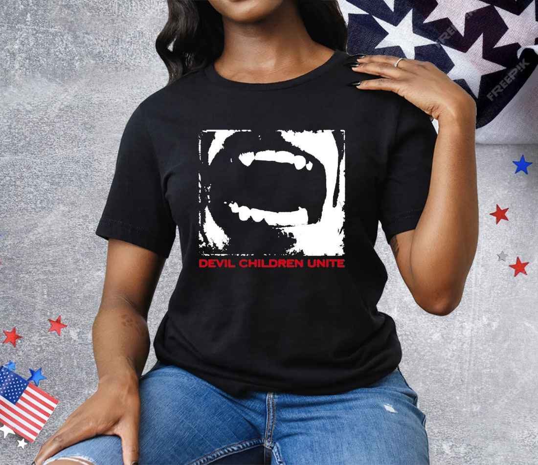 Ink And Dagger Devil Children Unite Tee Shirt