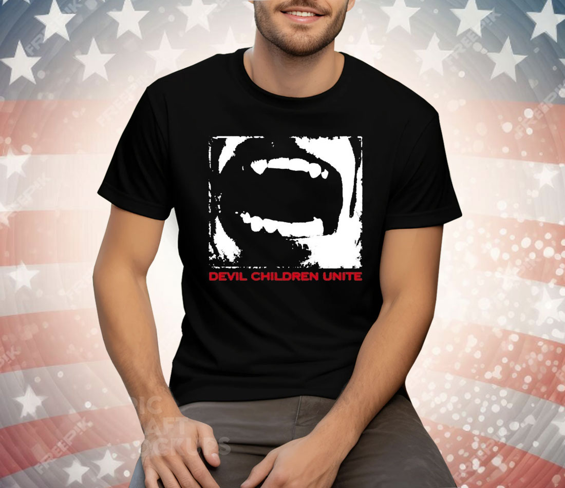 Ink And Dagger Devil Children Unite Tee Shirt