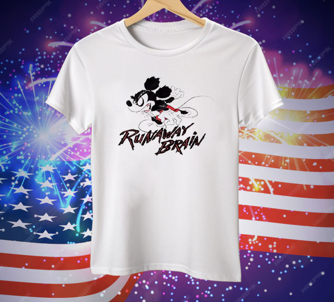Mickey Mouse Runaway Brain Tee Shirt