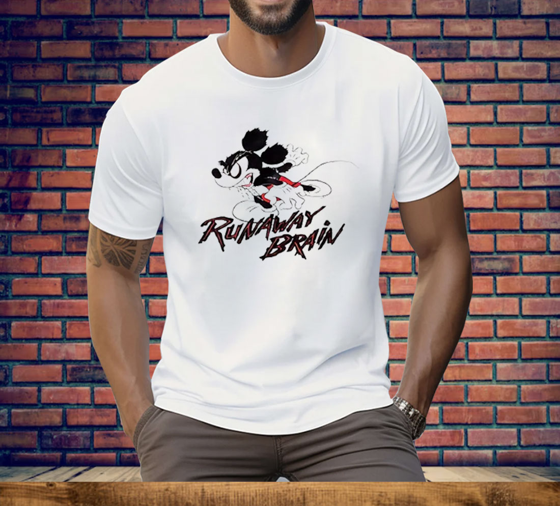 Mickey Mouse Runaway Brain Tee Shirt