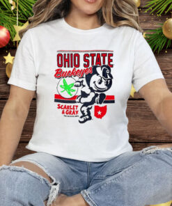 Ohio State Buckeyes Scarlet And Gray The Buckeye State Tee Shirt
