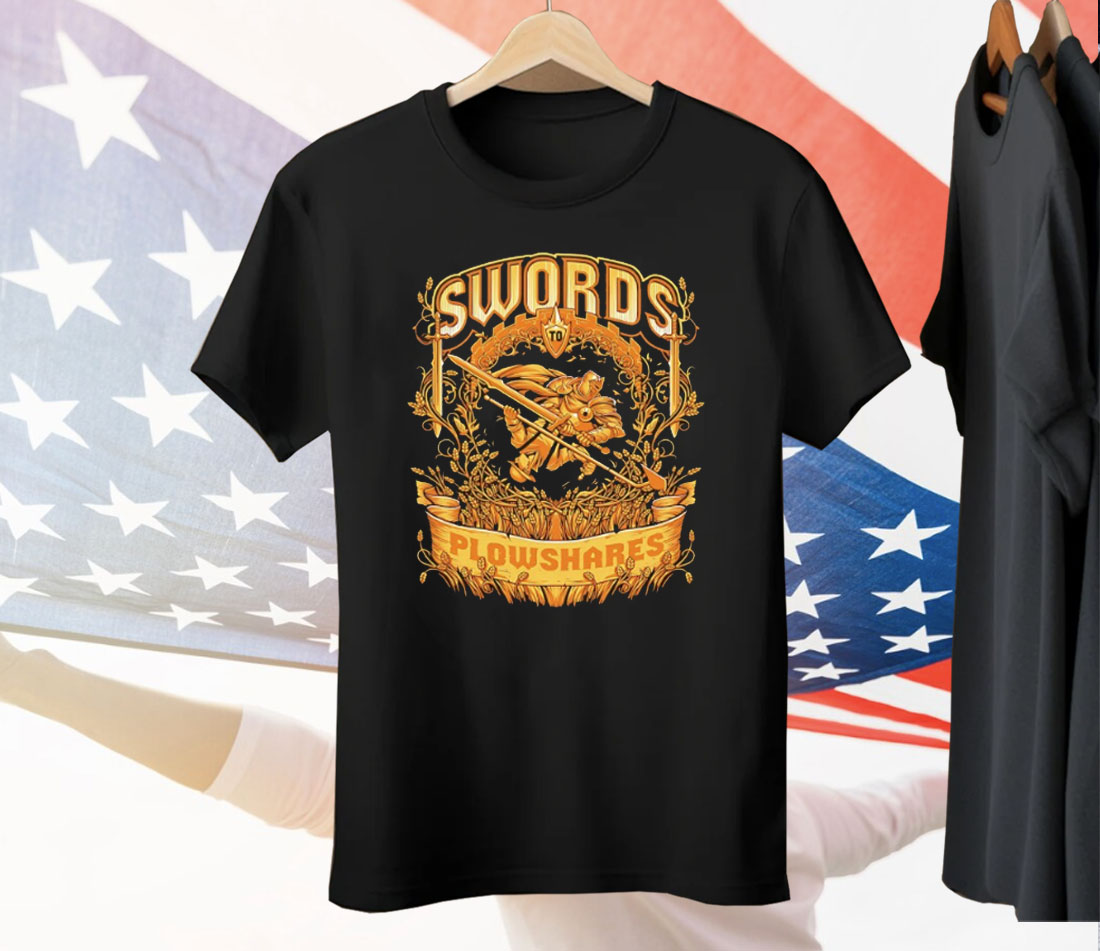 Swords Plowshares Tee Shirt
