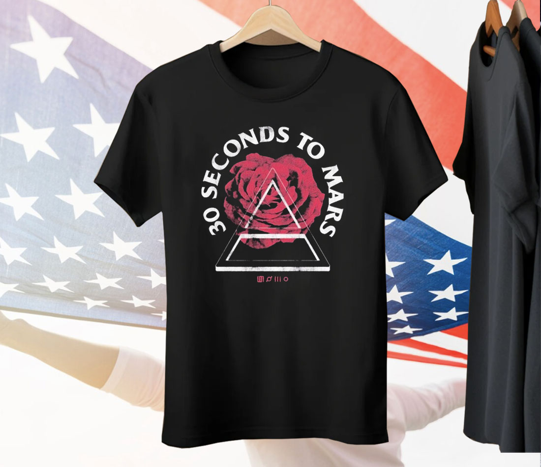 Thirty Seconds To Mars Triad Rose Tee Shirt