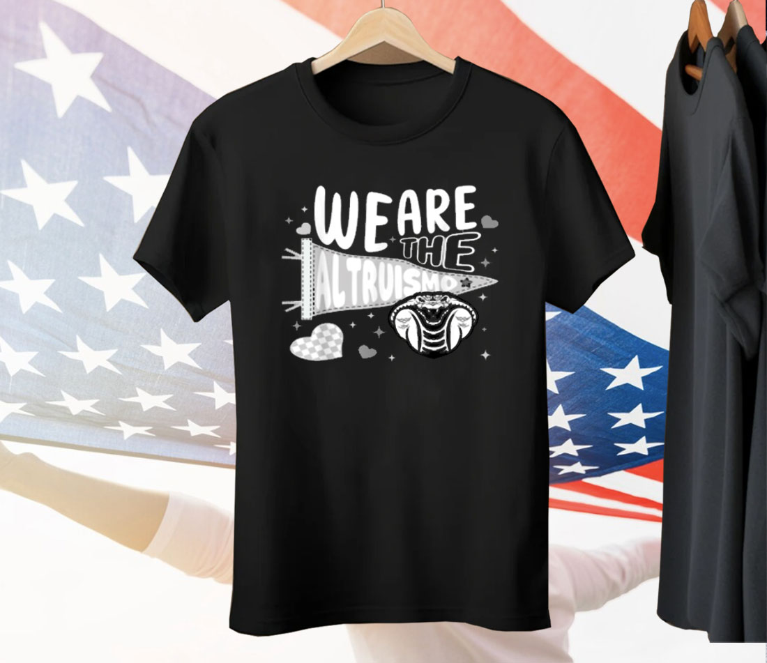 We are Altruismo Retro Mascot School Cheering Tee Shirt