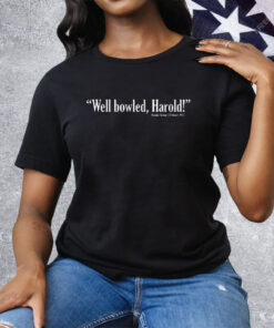 Well Bowled Harold Douglas Jardine Tee Shirt