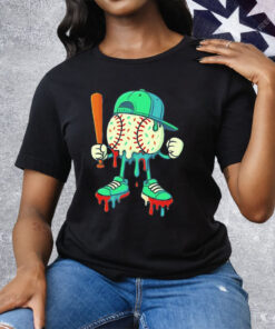 Baseball lifestyle Drip Ice Cream Tee Shirt