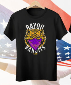 Bayou Bandits LSU Tigers Football Tee Shirt