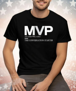 Becky Hammon Wearing MIVP The Conversation Starter Tee Shirt