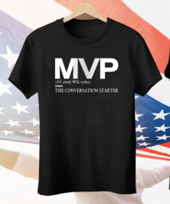 Becky Hammon Wearing MIVP The Conversation Starter Tee Shirt