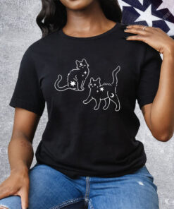 Curve Spaced Out Cat Tee Shirt