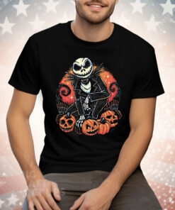 Jack Skellington The Nightmare Before Christmas Night Of The Pumpkin King Tee Shirt